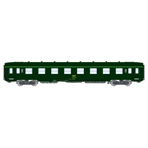 Ree Modeles VB397 Voiture voyageurs DEV AO courte, SNCF, B8 ex-A8 U53, vert 302, ep.IV-V Ree Modeles VB-397 - 1