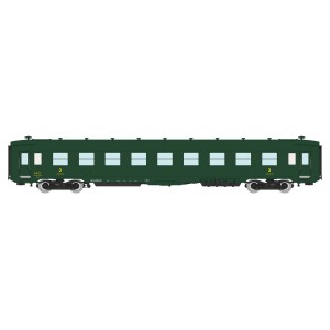 Ree Modeles VB400 Voiture voyageurs DEV AO Couchettes, SNCF, B9c9 myfi, vert 306, ep.III Ree Modeles VB-400 - 1