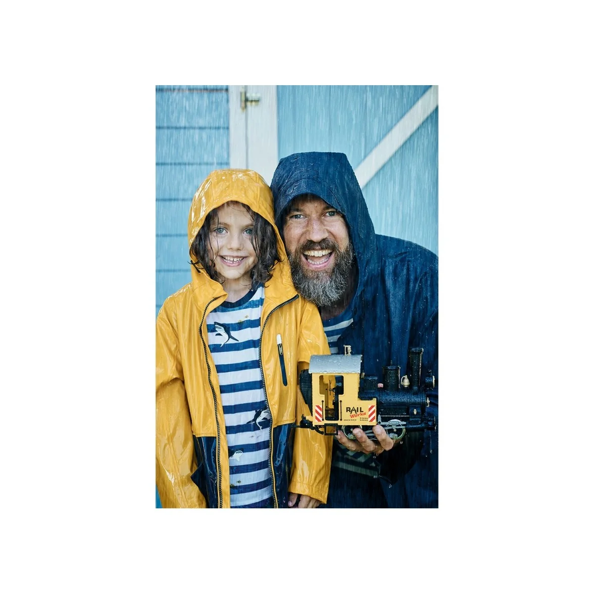 LGB 70503 Starter Set, with steam locomotive and 2 yellow wagons - ...