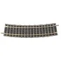 Fle_6127-Fleischmann 6127 Half-length curved rail, 18° (radius R2)