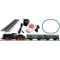 Piko_57112-Piko 57112 Analog Starter Set with 98-003 DB Steam Locomotive and 2 Passenger Cars