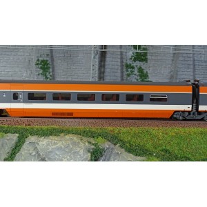 Jouef HJ3014 Set de 3 voitures intermédiaire TGV Sud-Est, version inaugurale 1981, SNCF, 1ere, 2eme classe et bar Jouef HJ3014 -