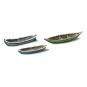 Artitec 387.08 Set of 3 antique blue rowing boats Arti_387.08-Artitec 387.08 Set of 3 antique blue rowing boats