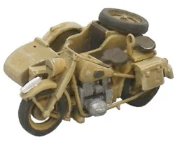 Artitec 387.44-YW Moto armée allemande BMW R75 + side-car jaune Artitec Arti_387.44-YW - 1