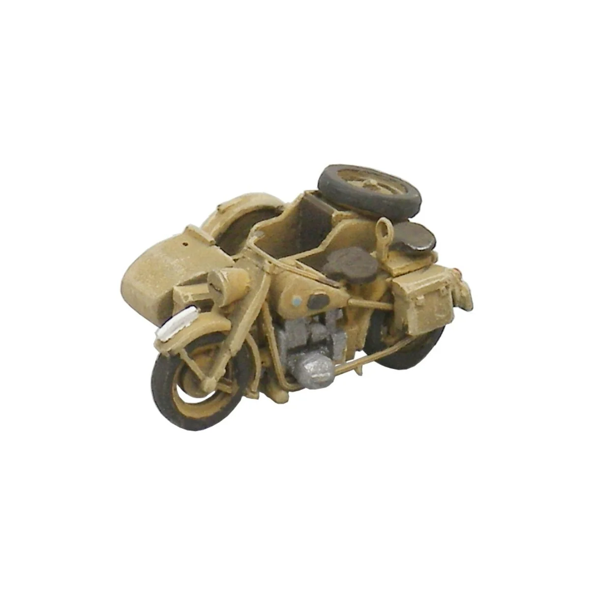 Artitec 387.44-YW German Army Motorcycle BMW R75 + Yellow Sidecar -...