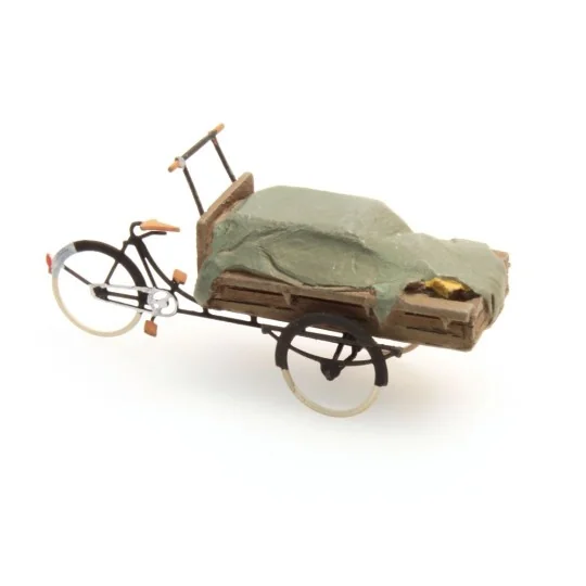 Arti_387.60-Artitec 387.60 Tricycle porteur chargé avec bâche