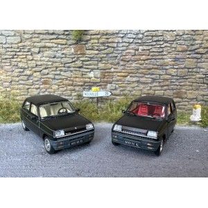 Ree Modeles CB162 Voiture Renault R5 Alpine 1978 Phase 2, Noire Ree Modeles CB-162 - 2