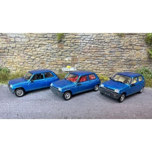 Ree Modeles CB166 Voiture Renault R5 Alpine Turbo 1981, Bleue Ree Modeles CB-166 - 3