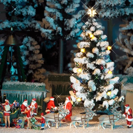 Busch_5411-Busch 5411 Sapin de Noël éclairé