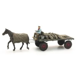 Artitec 387.276 Coal cart with horse - Arti_387.276