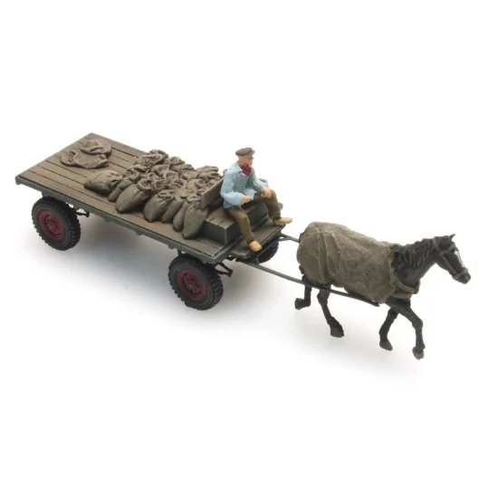 Arti_387.276-Artitec 387.276 Coal cart with horse