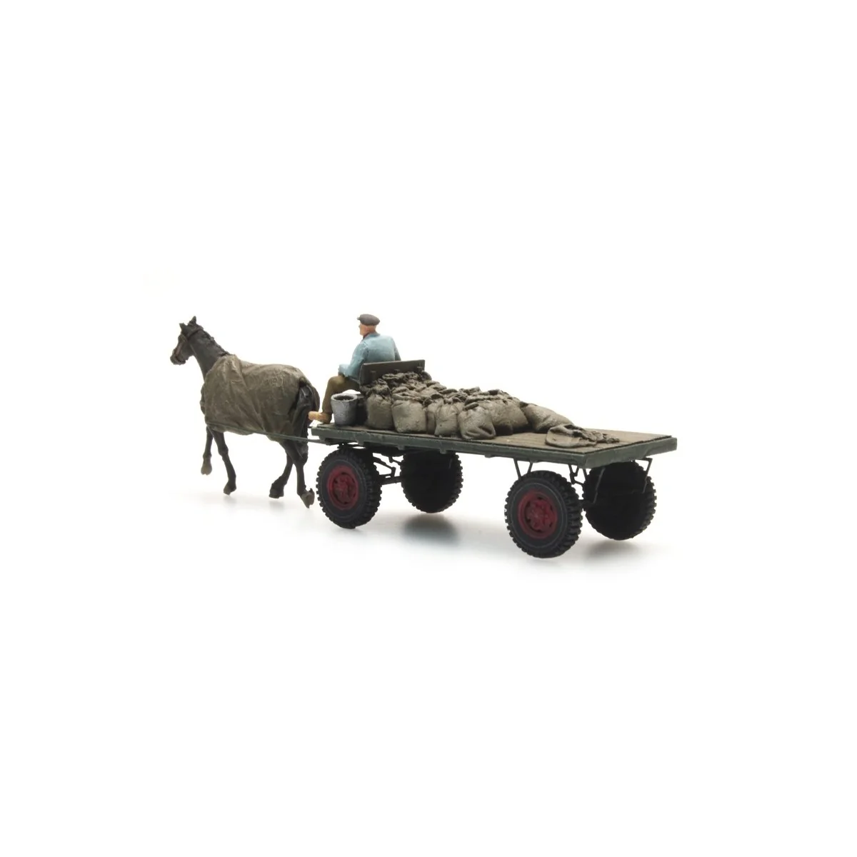 Artitec 387.276 Coal cart with horse - Arti_387.276