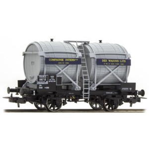 Ls Models 30560 Wagon citerne OCEM Bi-foudres, sans guérite, gris, CIWL, SNCF Ls models Lsm_30560 - 1