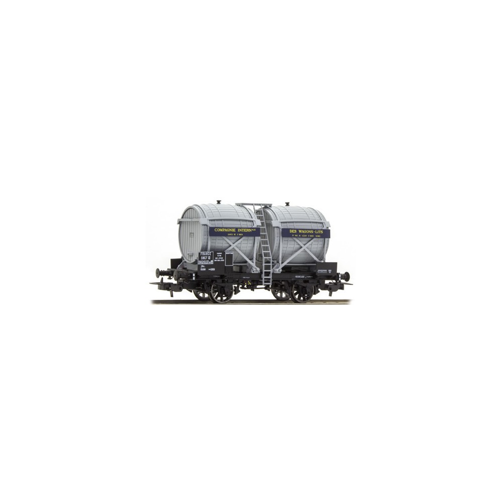 Ls Models 30560 Wagon citerne OCEM Bi-foudres, sans guérite, gris, CIWL, SNCF Ls models Lsm_30560 - 1