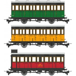 Ree Modeles VM040 Set de 3 wagons "CAGE A POULE", Train Touristique du VIVARAIS, HOm Ree Modeles VM-040 - 1