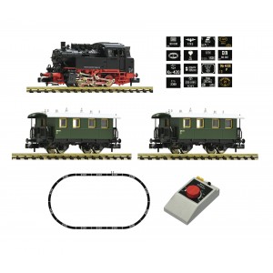 Fleischmann 5160003 Coffret de départ Locomotive à vapeur série 80 avec train de voyageurs, échelle N Fleischmann Fle_5160003 - 