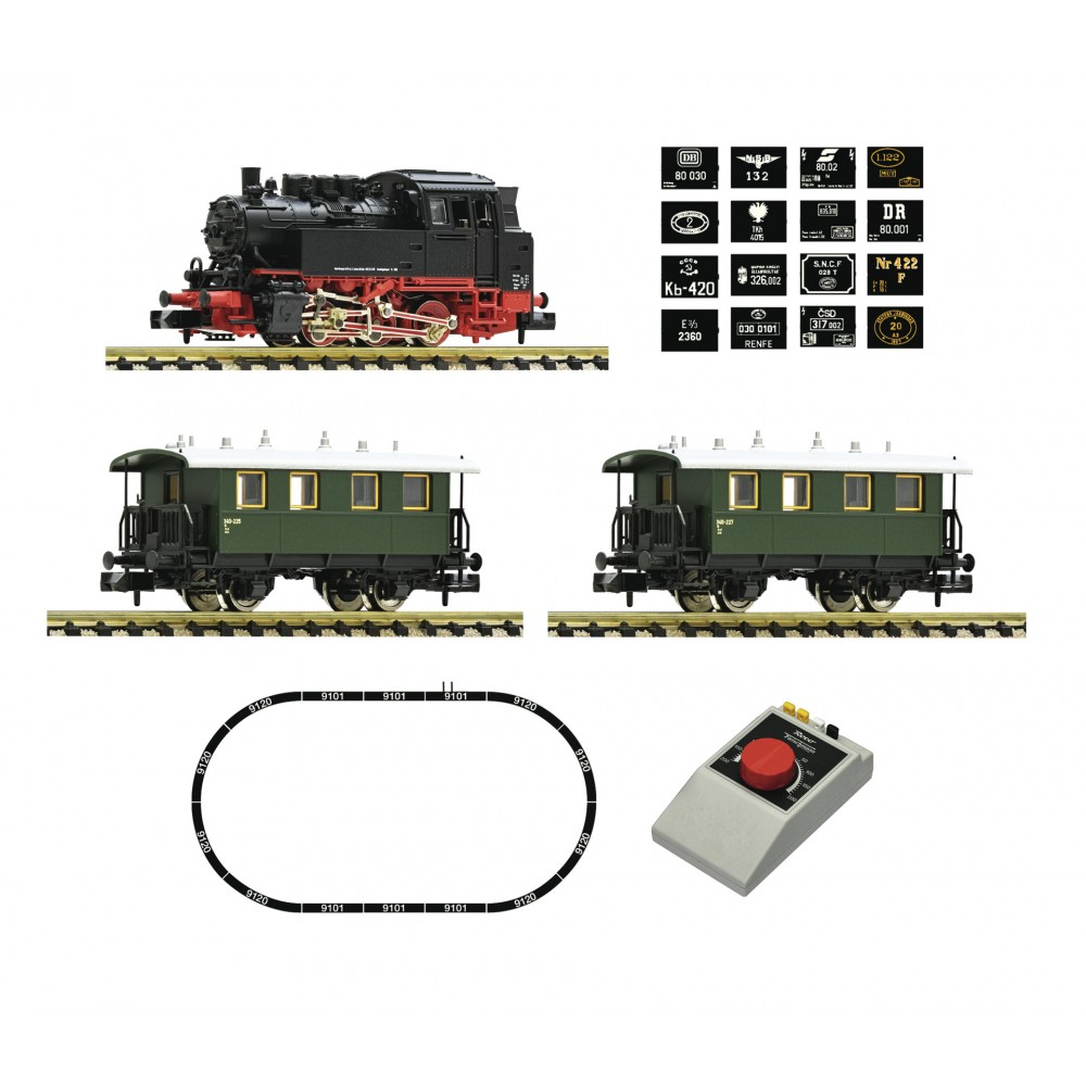 Fleischmann 5160003 Coffret de départ Locomotive à vapeur série 80 avec train de voyageurs, échelle N Fleischmann Fle_5160003 - 