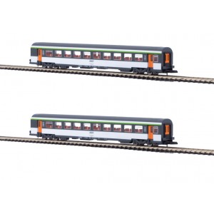 Azar V01-ORP2 Set de voitures Corail VTU, 2ème classe, SNCF, échelle Z AZAR Models AZAR_V01-ORP2 - 4