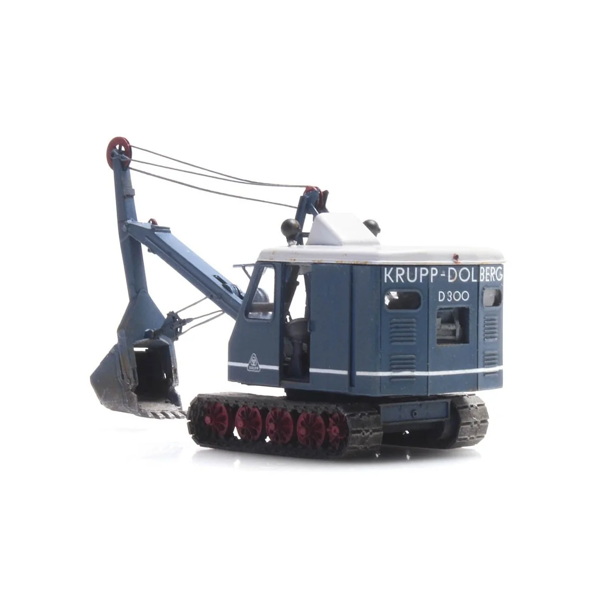 Artitec 387.410 Grue de chantier à câbles sur chenilles, bleue, Krupp-Dolberg D300 Artitec Arti_387.410 - 4