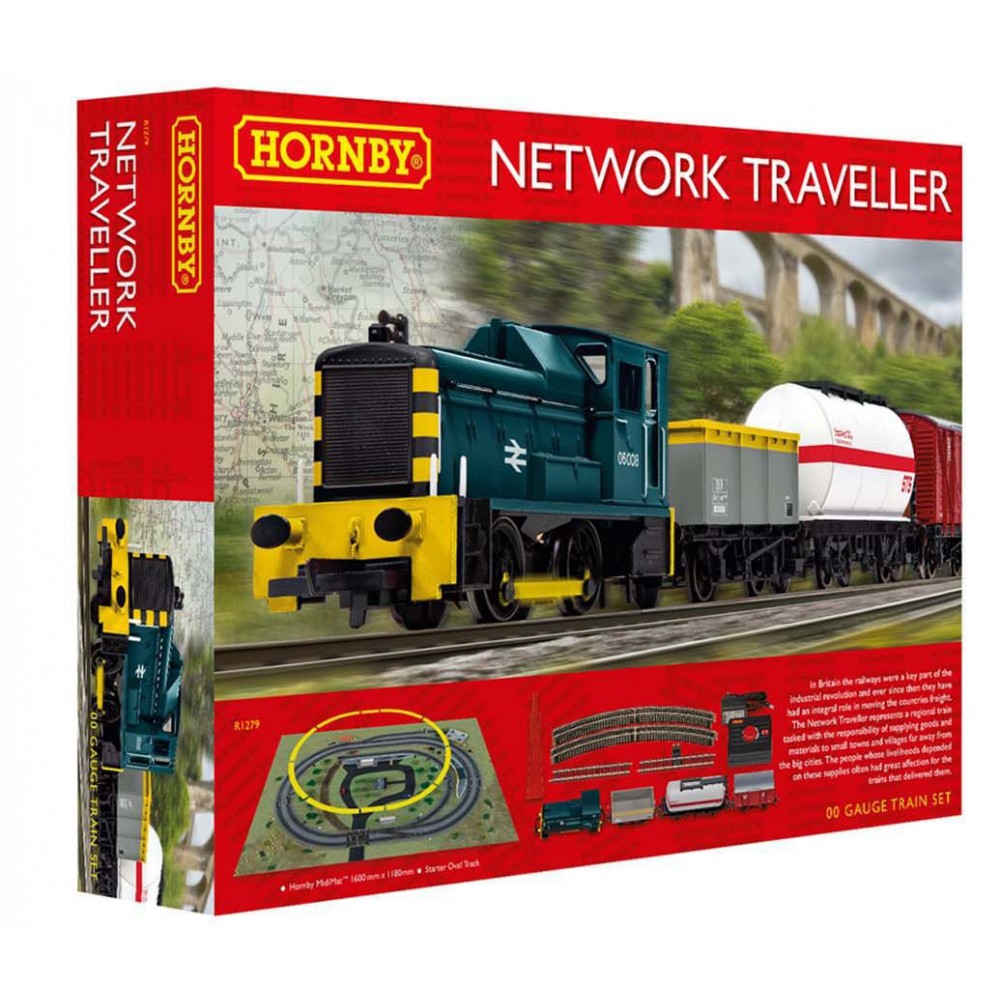 Hornby R1279P Coffret de départ Network Traveller, locomotive diesel + wagons Hornby R1279P - 1