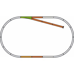 Piko 55311 Set de voies B avec ballast Piko Piko_55311 - 1