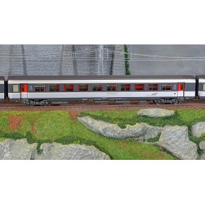 LS Models 41215 Set de 3 voitures VTU, B5rtux / A10rtu / B11rtu, livrée Corail +, SNCF, logo Casquette, éclairées Ls models Lsm_