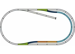 Piko 55321 C Track Set with Ballast