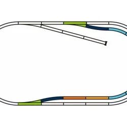 Piko 55321 Set de voies C avec ballast Piko Piko_55321 - 1