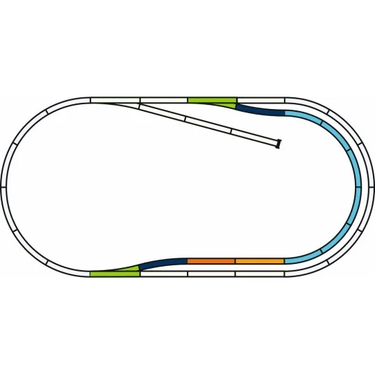 Piko_55321-Piko 55321 C Track Set with Ballast