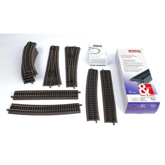 Piko_55321-Piko 55321 C Track Set with Ballast