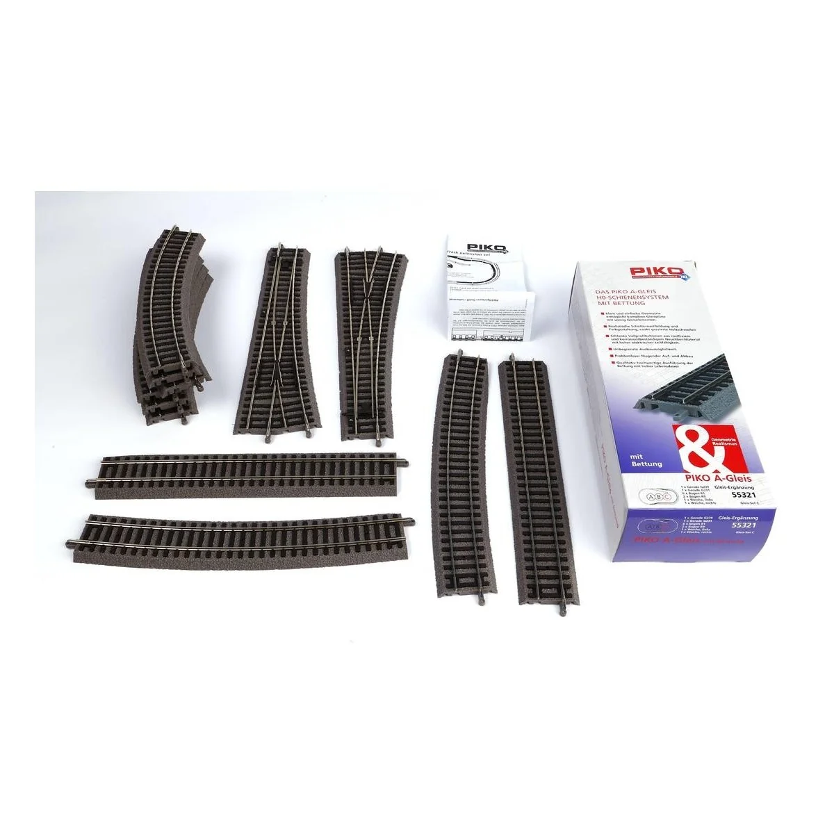 Piko 55321 Set de voies C avec ballast Piko Piko_55321 - 3