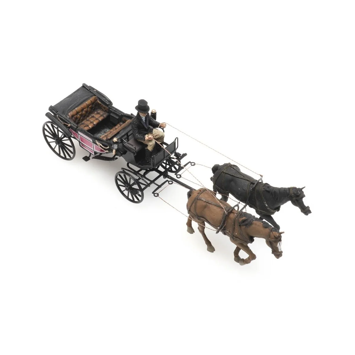 Artitec 387.423 Calèche ouverte avec chevaux et cocher Artitec Arti_387.423 - 2