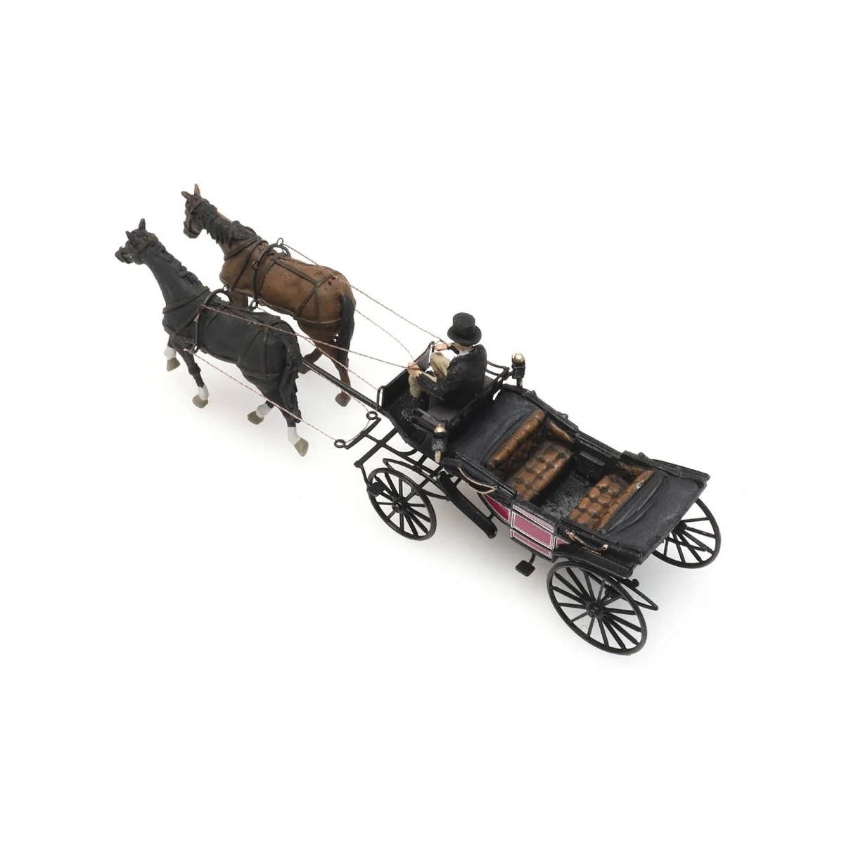 Artitec 387.423 Calèche ouverte avec chevaux et cocher Artitec Arti_387.423 - 3