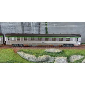 Jouef HJ4177 Set de 2 voitures voyageurs courtes DEV Inox, SNCF, cartouche Corail, B8 / B8 Jouef HJ4177 - 4