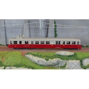 Jouef HJ2616 Autorail diesel X 3800 Picasso, SNCF, livrée rouge rubis/gris perle Jouef HJ2616 - 2