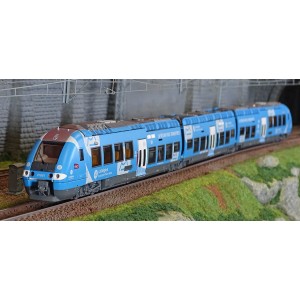 LS Models 10089S Autorail AGC B 81661/81662, livré AURA, 3 caisses, digital sonore Ls models Lsm_10089S - 1