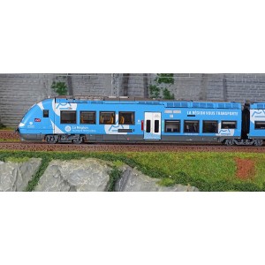 LS Models 10089S Autorail AGC B 81661/81662, livré AURA, 3 caisses, digital sonore Ls models Lsm_10089S - 3