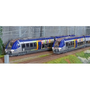 LS Models 10393S Autorail AGC B 82783/82784, livré TER ALSACE, 4 caisses, digital sonore Ls models Lsm_10393S - 1