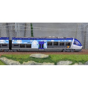 LS Models 10392S Autorail AGC B 81621/81622, livré PACA AIX, 4 caisses, digital sonore Ls models Lsm_10392S - 5