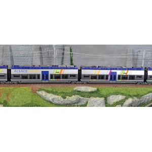 LS Models 10393S Autorail AGC B 82783/82784, livré TER ALSACE, 4 caisses, digital sonore Ls models Lsm_10393S - 4