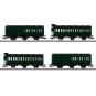 Marklin_42042-Marklin 42042 Set de 4 voitures à compartiments, types prussiens, 3 essieux, SNCF