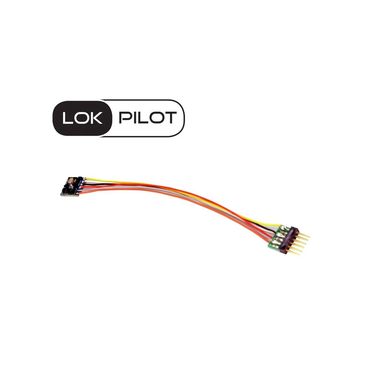 Esu 59826 Décodeur Lokpilot V5 Micro DCC, 6 broches NEM651, câblé, pour locomotive Esu Esu_59826 - 1