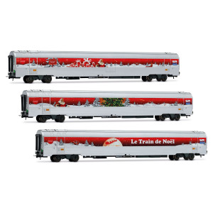 Jouef HJ4200 Set de 3 voitures voitures Coca-Cola, Train de Noël de 2010 Jouef HJ4200 - 6