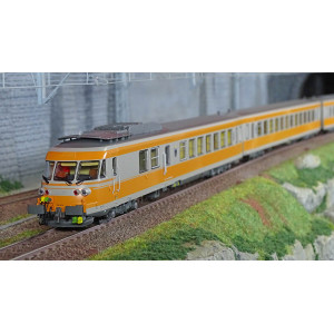 EPM E.22.15.04 Coffret rame complète RTG N°37, gris Béton 804 et Chamois 432, blason Tours, Caen EPM, Euro Passion Models EPM_E.