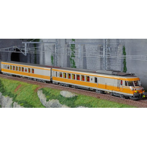 EPM E.22.15.04 Coffret rame complète RTG N°37, gris Béton 804 et Chamois 432, blason Tours, Caen EPM, Euro Passion Models EPM_E.