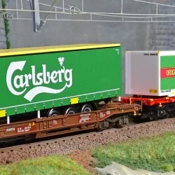 Marklin 47109 Set of 2 KLV freight wagons "Carlsberg und Tuborg", A...