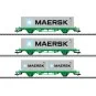 Marklin_47726-Marklin 47726 Set of 3 Lgns container wagons, SJ