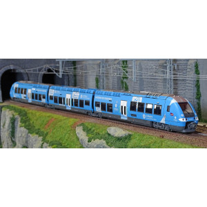 LS Models 10589S Autorail AGC B 81661/81662, livré AURA, 3 caisses, digital sonore 3 Rails Ls models Lsm_10589S - 6