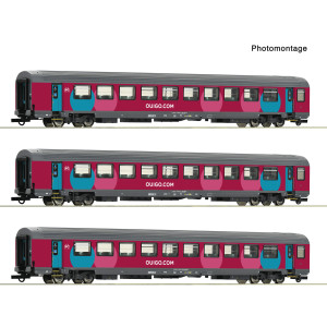 Roco 6200025 Set de 3 voitures voyageurs Voitures Corail, SNCF, Ouigo Roco Roco_6200025 - 1