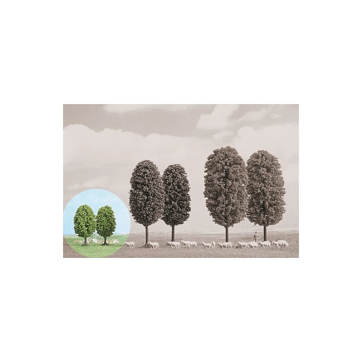 Busch 6227 Trees, Birch x2 - Busch_6227